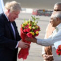 British PM arrives in India on a two-day visit
