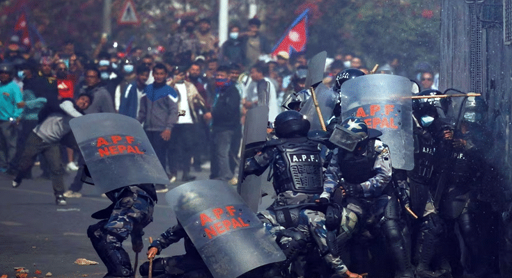 Nepal Curfew Imposed After Violent Youth Protests