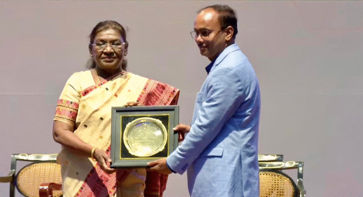 CSIR-NML Scientist Dr. Ranjeet Kumar Singh Honoured with National Geoscience Award 2024