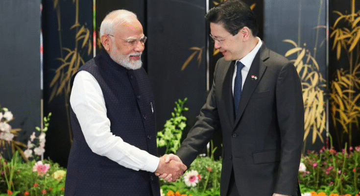 India, Singapore Sign 5 Key MoUs on Aviation, Space, Digital Tech & Green Shipping