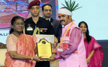Saroj Mishra Conferred National Art Award