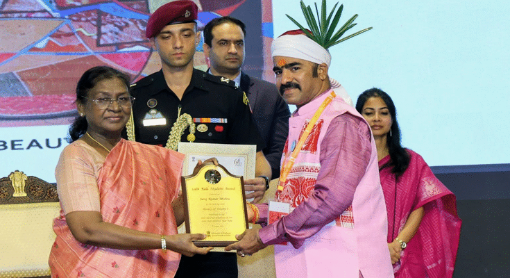 Saroj Mishra Conferred National Art Award