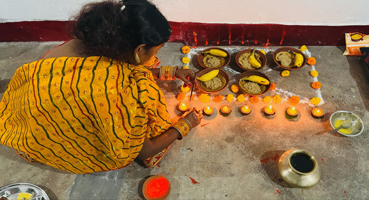‘Kharna’ Ritual Marks Second Day of Chhath Festivities Across Jharkhand