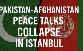 Pak–Afghan शांति वार्ता ध्वस्त; इस्तांबुल में ड्रोन समझौते पर फूटा विवाद
