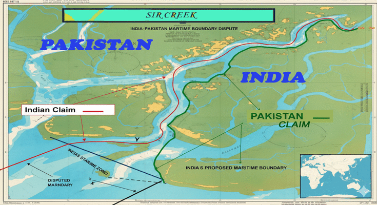 क्या है Sir Creek विवाद