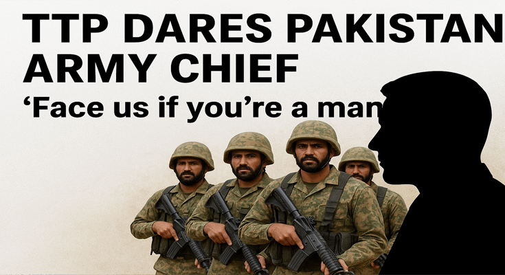 TTP का पाक सेना प्रमुख को खुला चैलेंज — “अगर मर्द हो तो मैदान में आओ... अगर मां का दूध पिया है तो लड़कर दिखाओ”