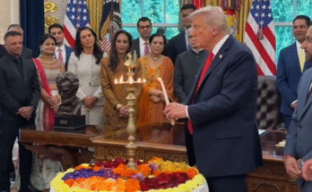 Trump Lights Diyas at White House Diwali Celebration, Calls Modi ‘Great Friend’ Amid Trade Tensions