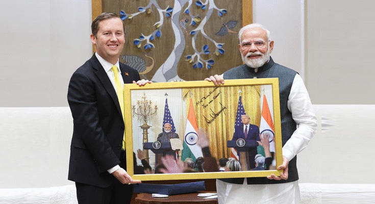 US Ambassador-Designate Sergio Gor Meets PM Modi to Strengthen India–US Ties