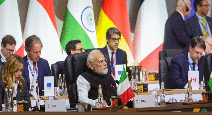 Modi Calls for New Global Development Vision at Historic G20 Summit in Africa
