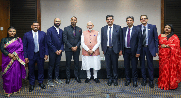 Modi Meets Indian-Origin Tech Leaders in South Africa, Pushes for Bigger Investment in India’s Digital Growth
