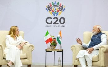 Johannesburg G20 में Modi–Meloni मुलाक़ात, रिश्तों में नई गर्माहट — “मेलोडी” फिर वायरल