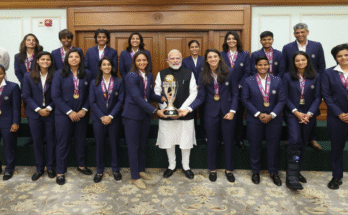 PM Modi Meets Women’s World Cup Champions at Lok Kalyan Marg, Praises Historic Win