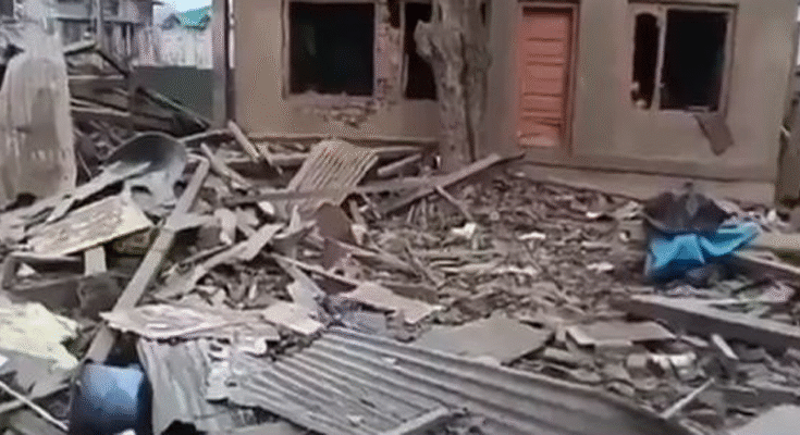 Security Forces Demolish Red Fort Blast Suspect Dr Umar Nabi’s Pulwama House