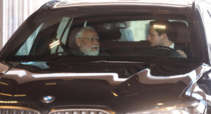 Diplomatic Optics in Amman: Jordan Crown Prince Personally Hosts PM Modi