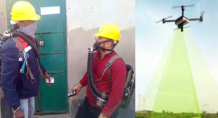 Drone Mapping Begins in Dhanbad’s Kenduadih Amid Persistent Gas Leak Scare