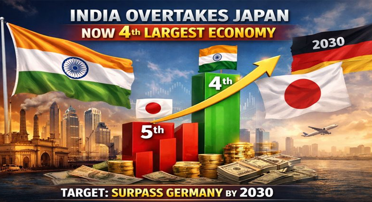 India’s Economic Leap: Fourth Largest Economy with $7.3 Trillion Goal by 2030