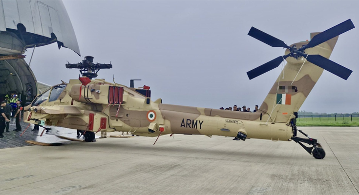 Indian Army inducts three more Apache ‘tanks in the air’, boosts attack helicopter firepower