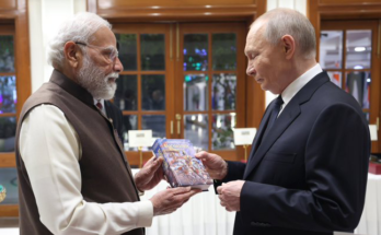 Modi Gifts Russian-Language Gita to Putin; Warm Welcome Marks Delhi Visit