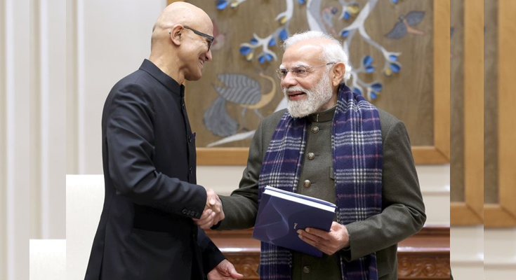 Microsoft Unveils Record $17.5 Billion AI Investment in India After Nadella–Modi Meet