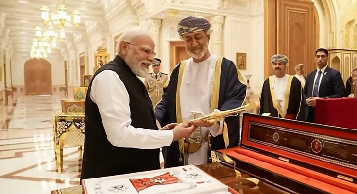 Oman Confers Its Highest National Honour on PM Modi, Marking His 29th Global Recognition