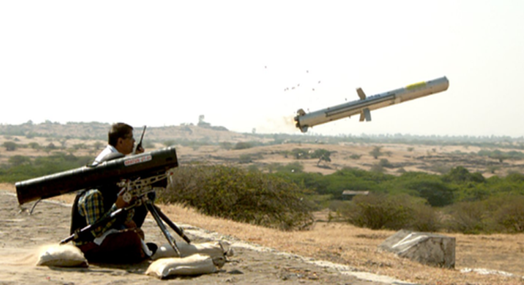 DRDO Conducts Successful Flight Test of Man-Portable Anti-Tank Guided Missile