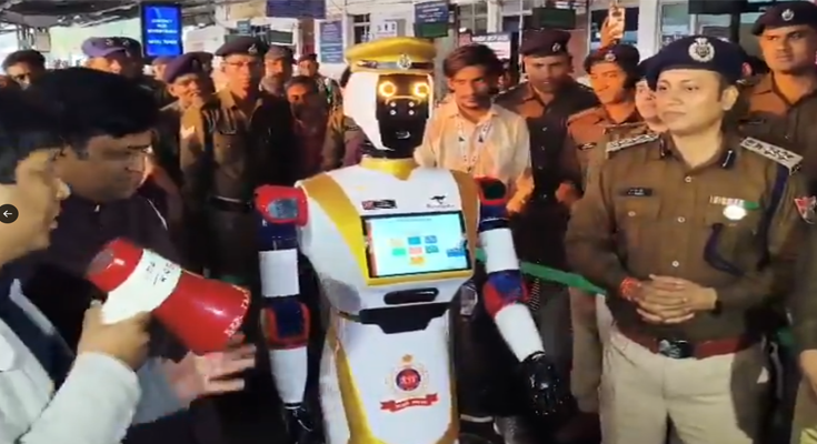 Meet ASC Arjun: Indian Railways’ First Humanoid Security Robot at Visakhapatnam
