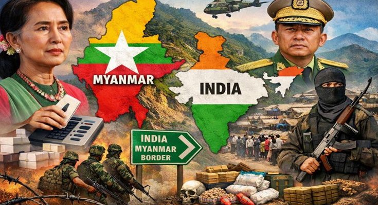 पूर्वोत्तर भारत को Myanmar में स्थिर सरकार की उम्मीद