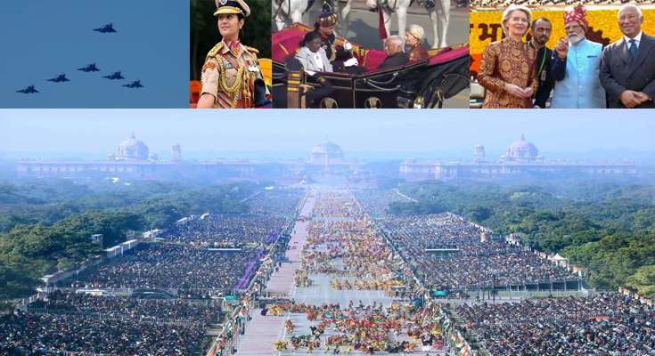 India Celebrates 77th Republic Day with Grand Parade, Global Guests and Sky-High Spectacle