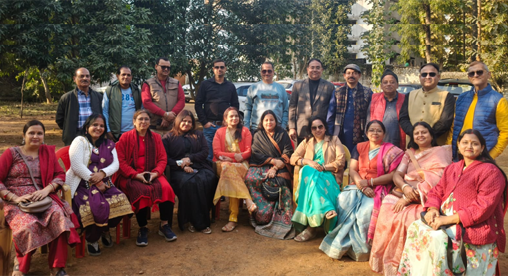 Sector 12 Picnic Celebrates Maithili Culture, Singer-Poet Arun Pathak Felicitated