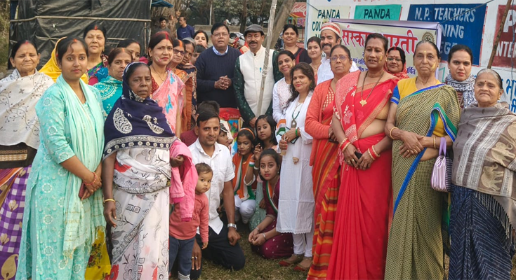 भारत माता पूजन के साथ संस्कार भारती का भव्य गणतंत्र दिवस आयोजन