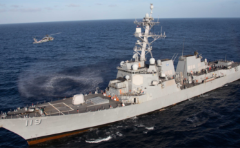 U.S. warship USS Delbert D. Black docks at Israel’s Red Sea port amid regional tensions