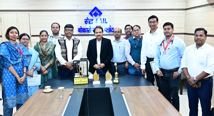 BSL Physicians Shine at All India Steel Medical Officers Conference