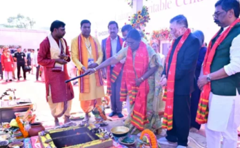 President Droupadi Murmu Lays Foundation for ₹100-Crore Jagannath Spiritual Centre in Jamshedpur