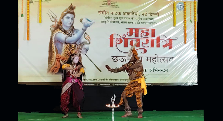 Grand Mahashivratri Chhau Festival Enthrals Audience at Chandankiyari