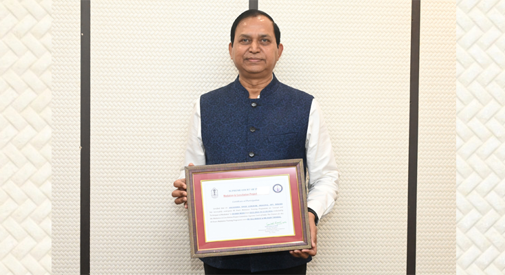 Supreme Court Certifies DPS Bokaro Principal Dr. A.S. Gangwar as Mediator