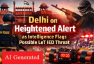 Delhi on Heightened Alert as Intelligence Flags Possible LeT IED Threat