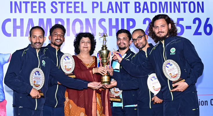 Bokaro Steel Plant (BSL) Clinches Inter-Steel Badminton Title with 2–1 Victory Over RINL