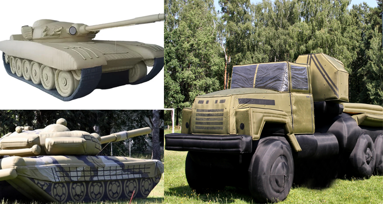 Drone युद्ध के दौर में इन्फ्लेटेबल (inflatable) सैन्य उपकरणों का बढ़ता इस्तेमाल