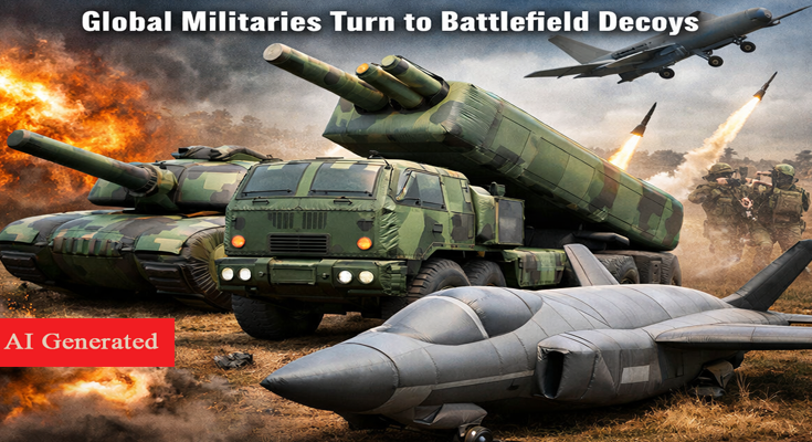 Drone युद्ध के दौर में इन्फ्लेटेबल (inflatable) सैन्य उपकरणों का बढ़ता इस्तेमाल