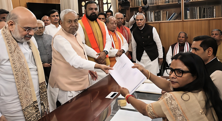 Nitish Kumar Enters Rajya Sabha Race, Signals Possible Power Shift in Bihar