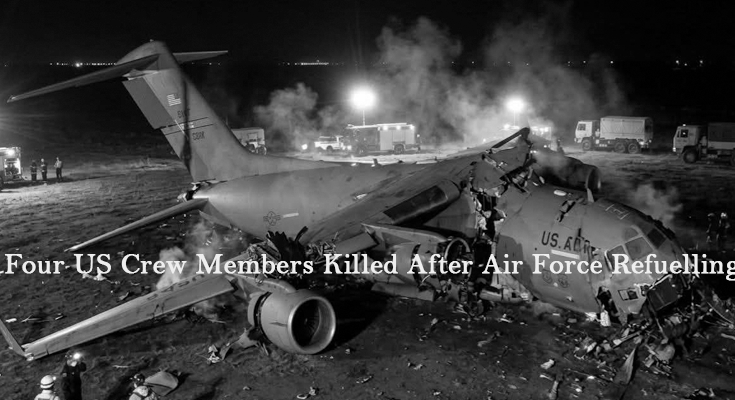 Four US Crew Members Killed After Air Force Refuelling Aircraft Crashes in Iraq