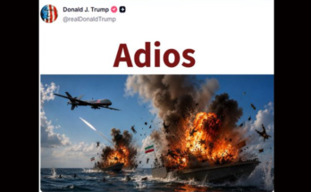 Trump’s ‘Adios’ Post Sparks Storm Amid US-Iran Peace Talks