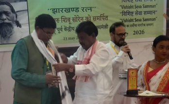 Renowned Dhrupad Vocalist Shailendra Kumar Pathak Conferred with ‘Jharkhand Ratna’ Award