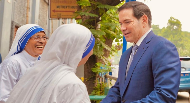 US Secretary of State Marco Rubio Arrives in Kolkata on First India Visit, Quad Talks High on Agenda