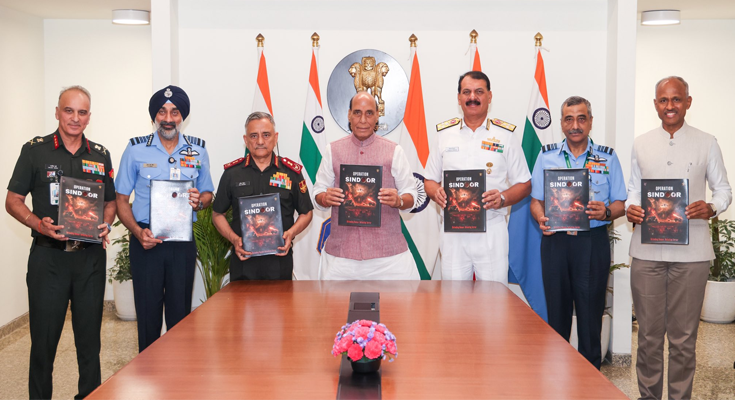 Rajnath Singh Unveils ‘Operation Sindoor’ Book Chronicling Soldiers’ First-Hand Experiences