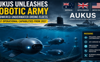 समुद्र की गहराइयों में ‘रोबोटिक सेना’! US, UK और Australia (AUKUS) का बड़ा सैन्य दांव