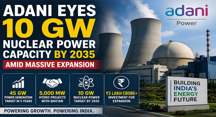 Adani Power Unveils ₹2 Lakh Crore Expansion Plan, Targets 45 GW Capacity in Five Years