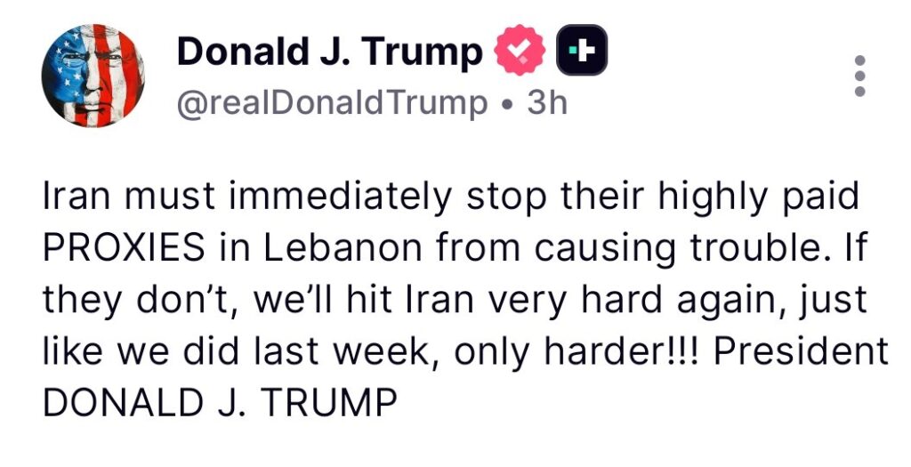 US-Iran Tensions Rise After Trump Threat; Tehran Says Military Prepared