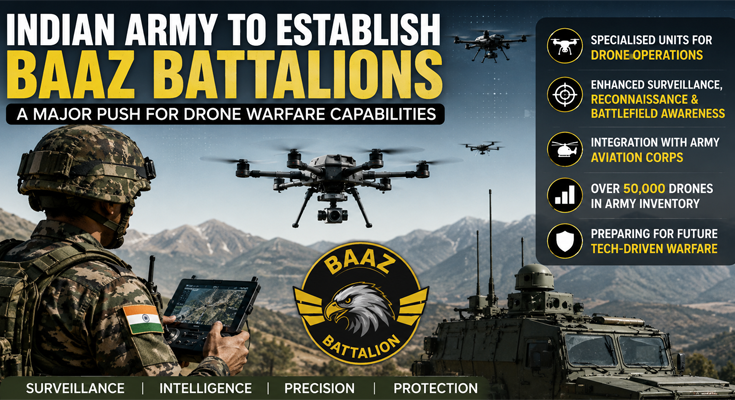 Indian Army's Baaz Battalions: A New Era of Drone-Based Military Operations Begins