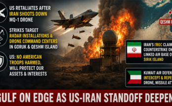 US Hits Iranian Military Installations Following MQ-1 Drone Incident
